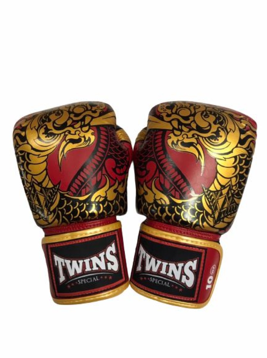 Boxing Gloves * | Special Twins Special Gloves Fbgvl3-52 Red Gold