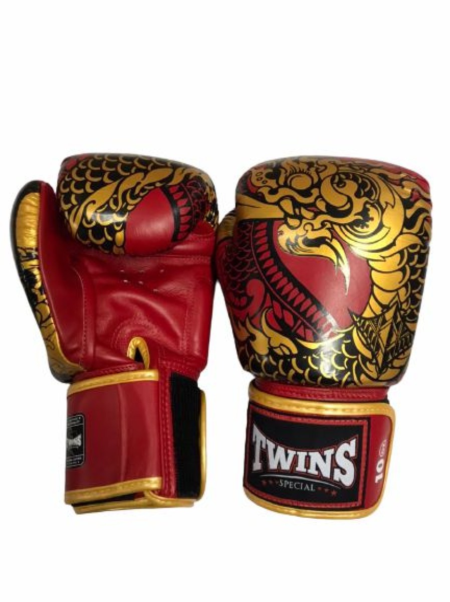 Boxing Gloves * | Special Twins Special Gloves Fbgvl3-52 Red Gold