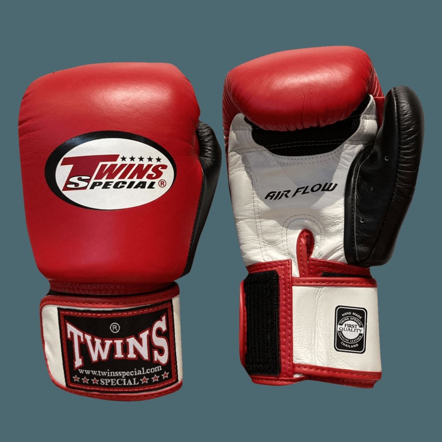 Boxing Gloves * | Special Twins Special Boxing Gloves Bgvla-3T Wh/Rd/Bk/Bk Red Front