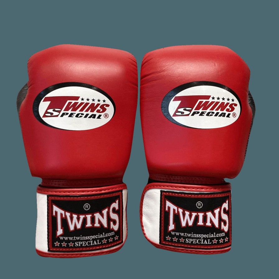 Boxing Gloves * | Special Twins Special Boxing Gloves Bgvla-3T Wh/Rd/Bk/Bk Red Front