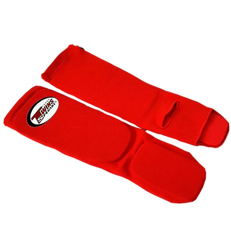 Shinguards * | Best Sale Twins Special Elastic Shinguards Sgn1 Red