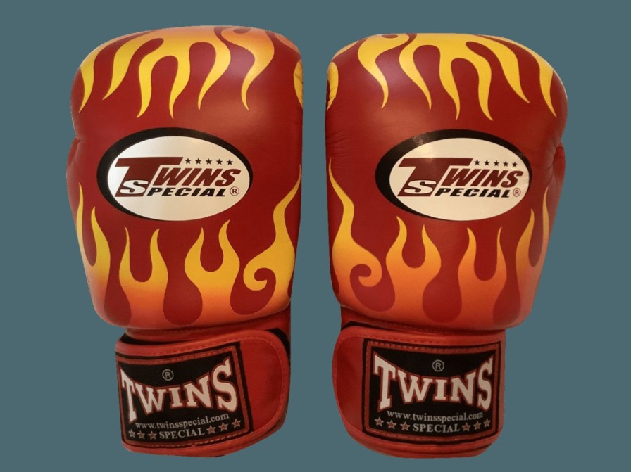 Boxing Gloves * | Clearance Sale Twins Special Boxing Gloves Fbgvl3-7 Fire Red