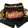 Muay Thai Shorts * | Limit Offer Twins Special Shorts T-153 Black Gold