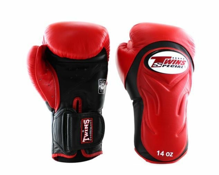 Boxing Gloves * | Special Offers Twins Special Bgvl6 Black/Red Boxing Gloves