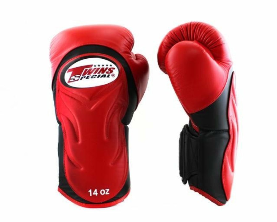 Boxing Gloves * | Special Offers Twins Special Bgvl6 Black/Red Boxing Gloves