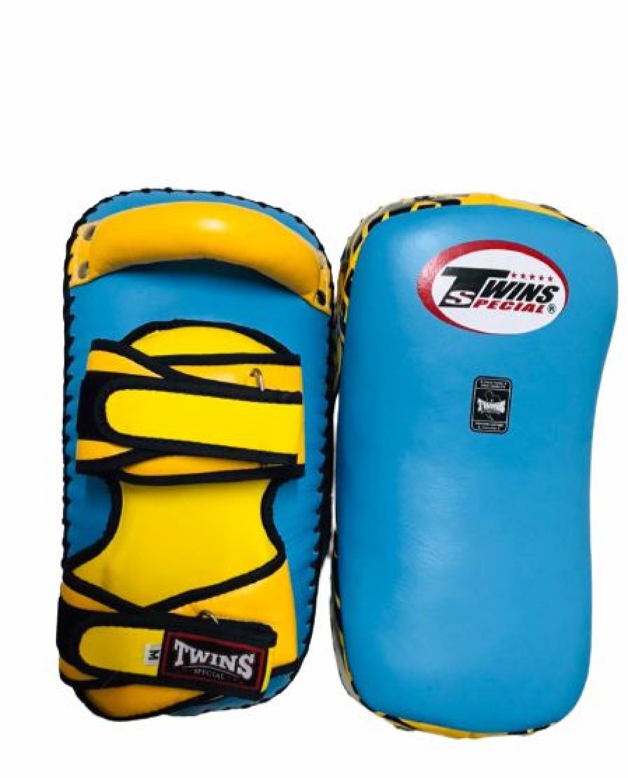 Thai Pads * | Crazy Deals Twins Special Thai Pads Kpl12 Light Blue Yellow