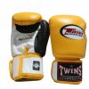 Boxing Gloves * | Best Sale Twins Special Boxing Gloves Bgvla-3T Wh/Ye/Bk/Bk Yellow Front