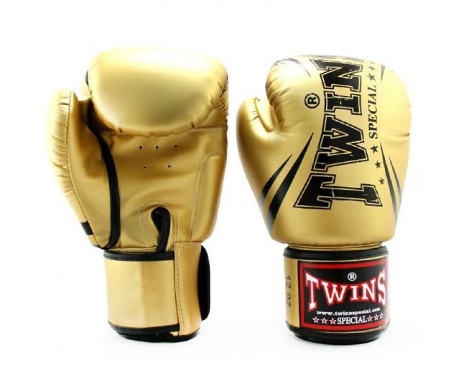 Boxing Gloves * | Crazy Deals Twins Special Boxing Gloves Fbgvs3-Tw6 Gold/Black