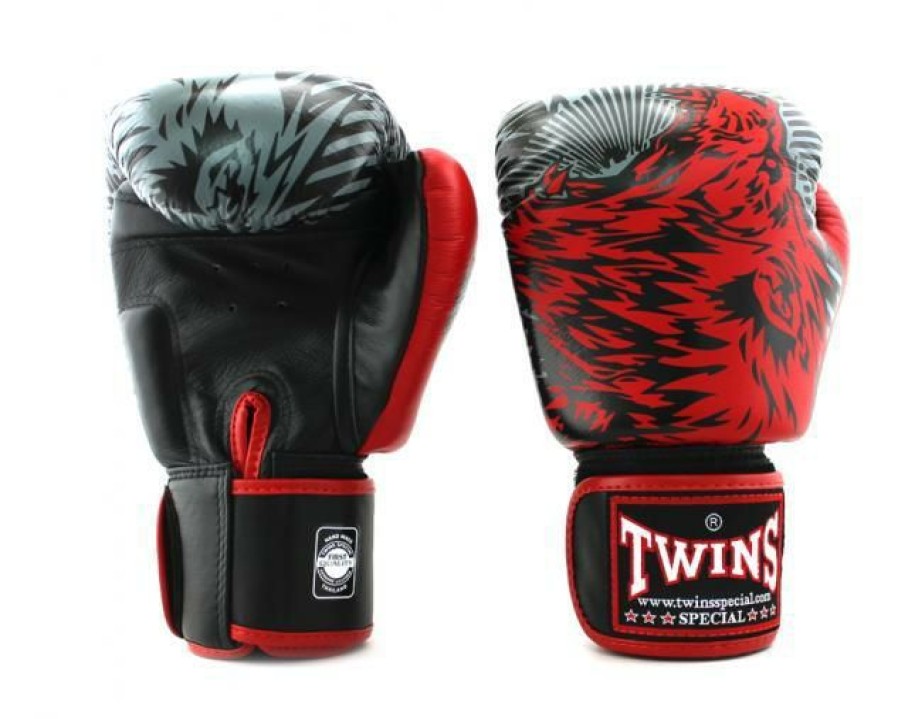 Boxing Gloves * | Fashionable Twins Special Boxing Gloves Fbgvl3-50 Red/Black