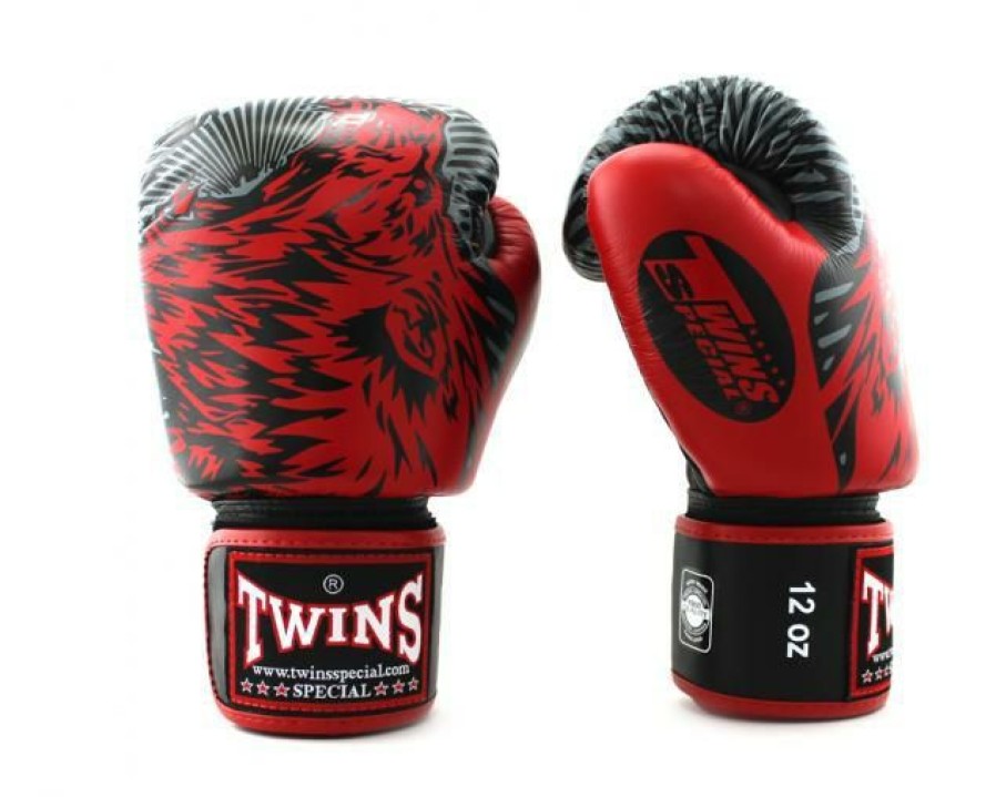 Boxing Gloves * | Fashionable Twins Special Boxing Gloves Fbgvl3-50 Red/Black