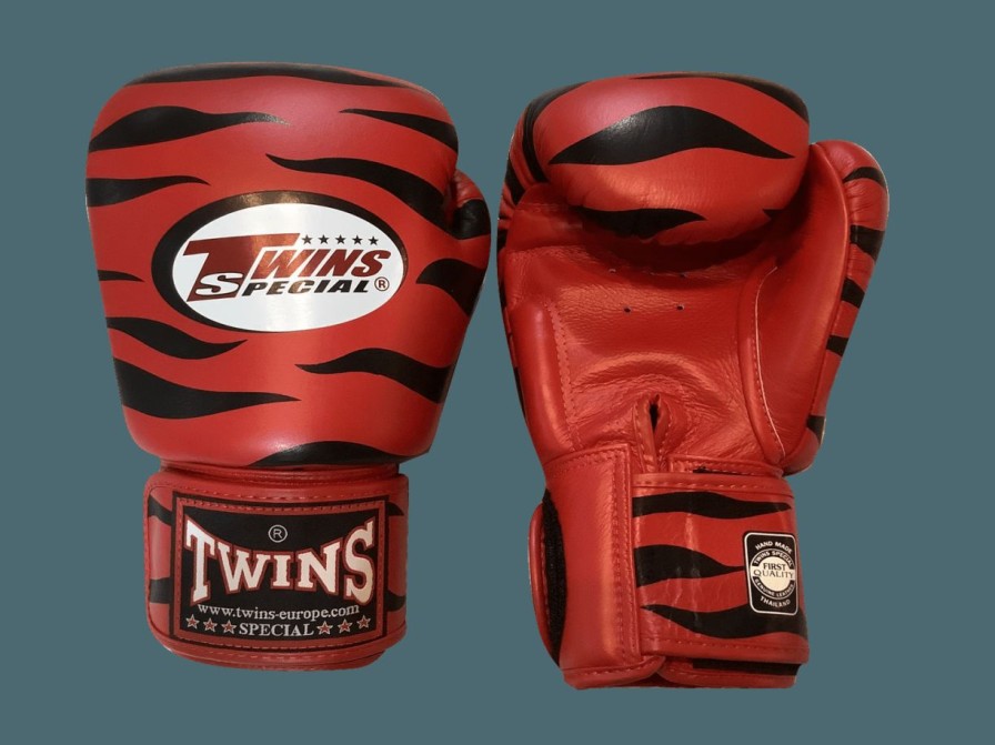 Boxing Gloves * | Closeout Sale Twins Special Boxing Gloves Fbgvl3-2 Zebra Red