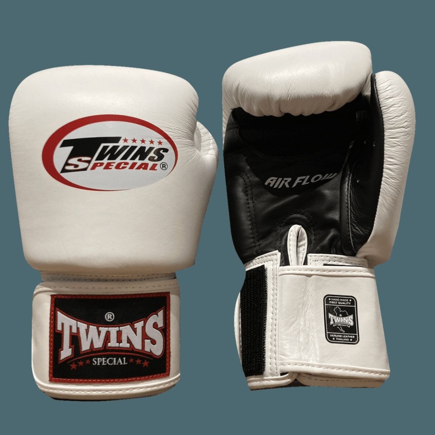 Boxing Gloves * | Discount Twins Special Boxing Gloves Bgvla2 Black White Black White Front