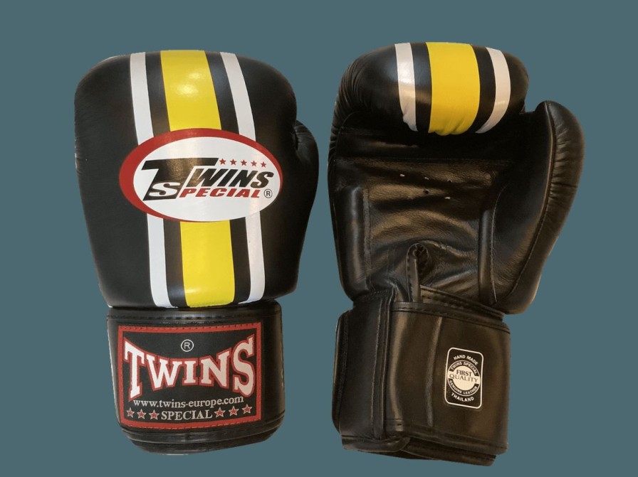 Boxing Gloves * | Special Twins Special Boxing Gloves Fbgvl3-3 Black/Yellow