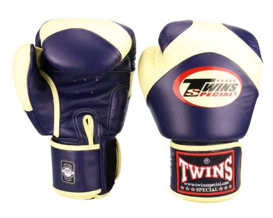 Boxing Gloves * | Fire Sale Twins Special Bgvl13 Navy Blue Vanilla Boxing Gloves