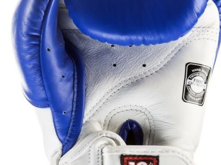 Boxing Gloves * | Hot Sale Twins Special Bgvl6 White/Blue Boxing Gloves