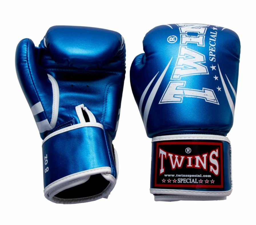 Boxing Gloves * | Cheap Twins Special Boxing Gloves Fbgvs3-Tw6 Metallic Blue