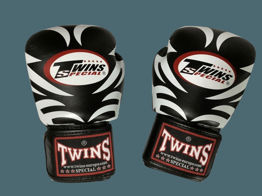 Boxing Gloves * | Discount Twins Special Boxing Gloves Fbgvl3-9 Black/White