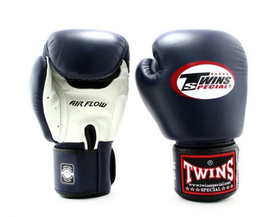 Boxing Gloves * | Best Sale Twins Special Boxing Gloves Bgvla 2 Air Flow Wh/Ny/Bk Navy Front