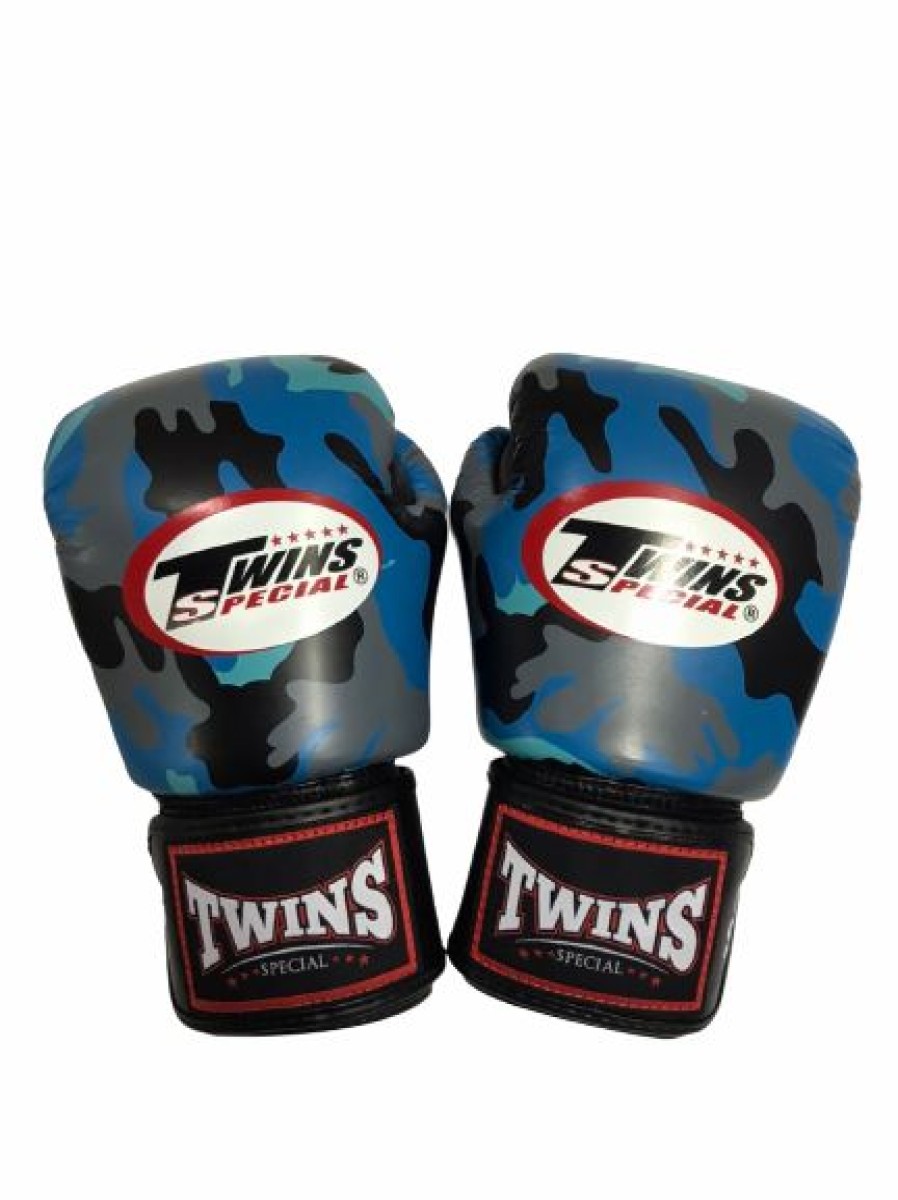 Boxing Gloves * | Clearance Sale Twins Special Boxing Gloves Fbgvl3 Ar Blue