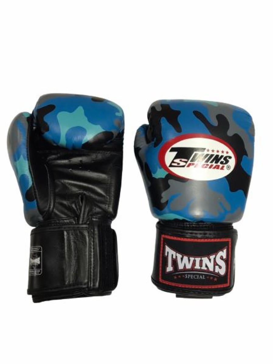 Boxing Gloves * | Clearance Sale Twins Special Boxing Gloves Fbgvl3 Ar Blue