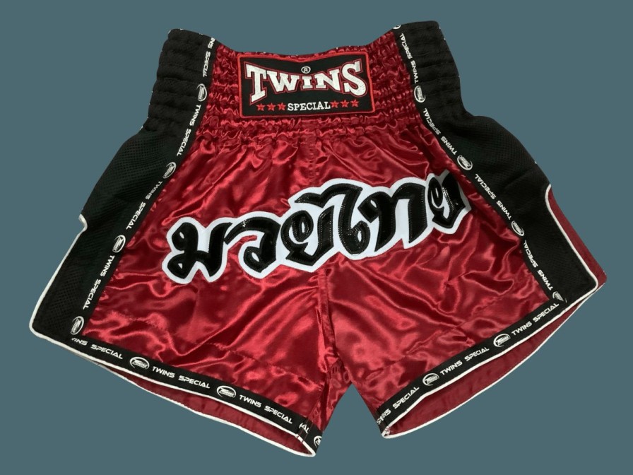 Muay Thai Shorts * | Hot Sale Twins Special Shorts T-22 Mr/Bk