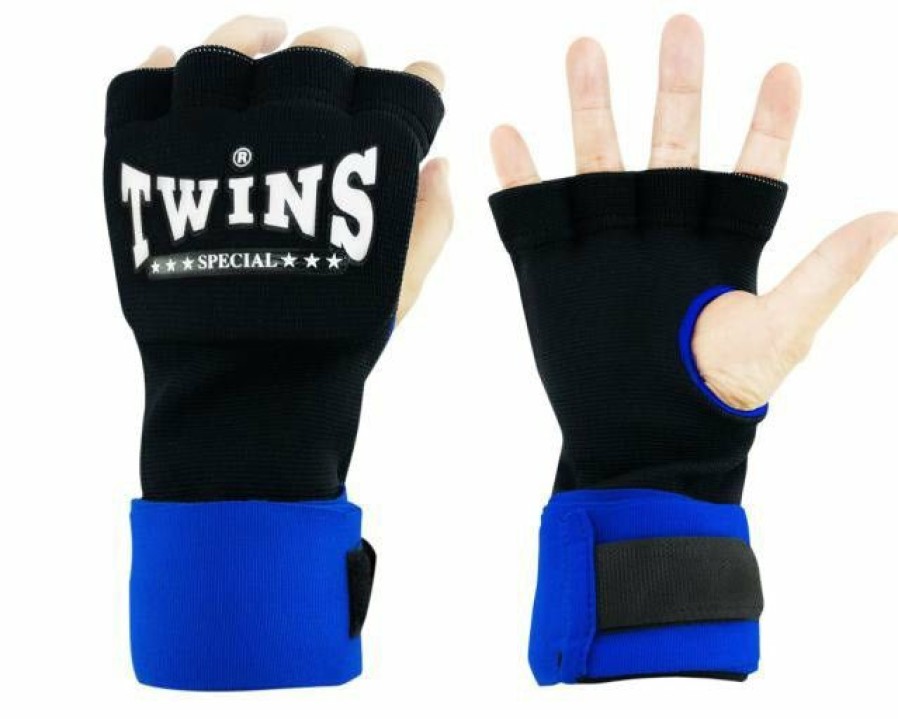 Handwraps * | Fire Sale Twins Special Quick Handwraps Ch7 Black Blue