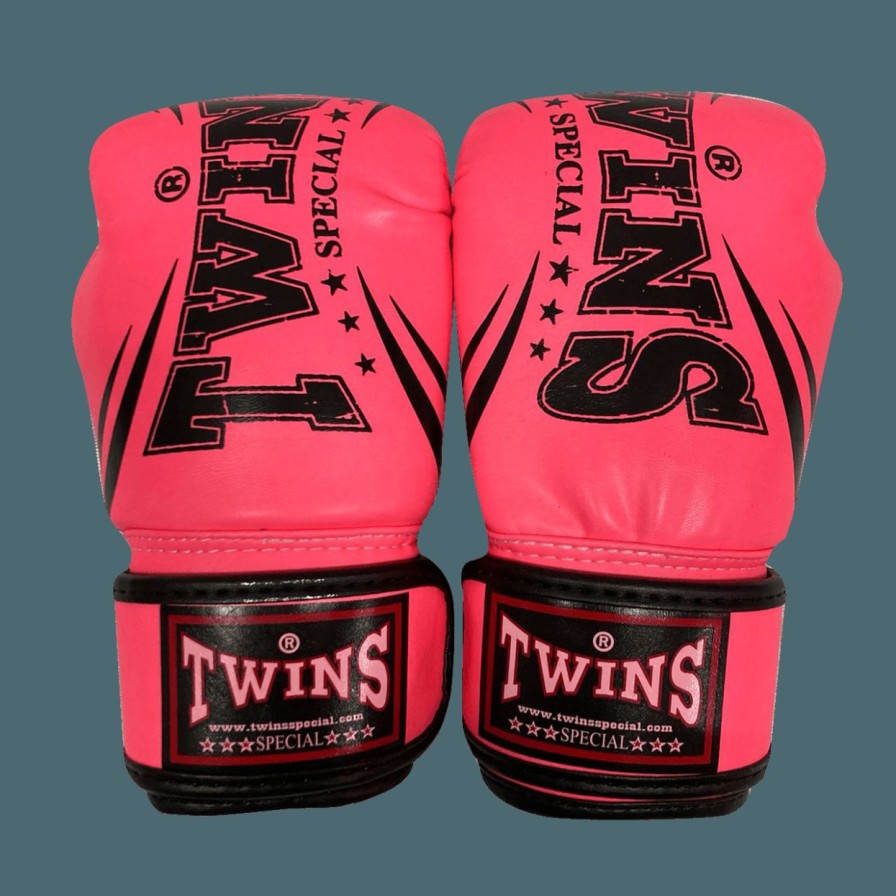 Boxing Gloves * | Online Sale Twins Special Boxing Gloves Kids Fbgvsd3-Tw6 Hot Pink Black