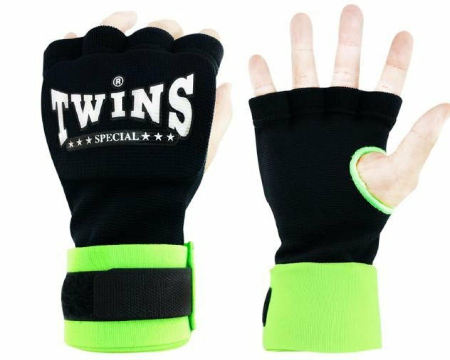 Handwraps * | Clearance Sale Twins Special Quick Handwraps Ch7 Black Green