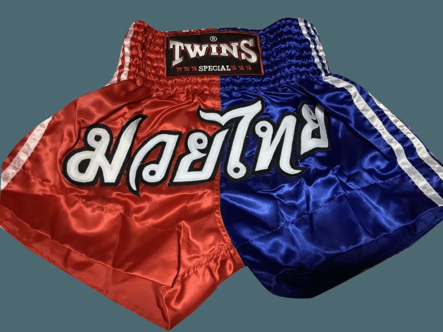 Muay Thai Shorts * | Limit Offer Twins Special Shorts Tbs-08 Blue