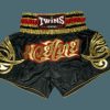 Muay Thai Shorts * | Best-Selling Twins Special Shorts T-154Black Gold