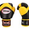 Boxing Gloves * | Fire Sale Twins Special Bgvl13 Black Yellow Boxing Gloves