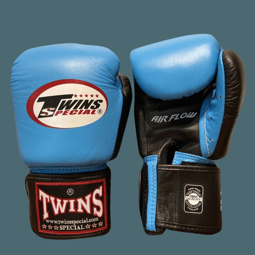 Boxing Gloves * | Special Offers Twins Special Boxing Gloves Bgvla-2T Bk/Lt.Bu/Bk Light Blue Front