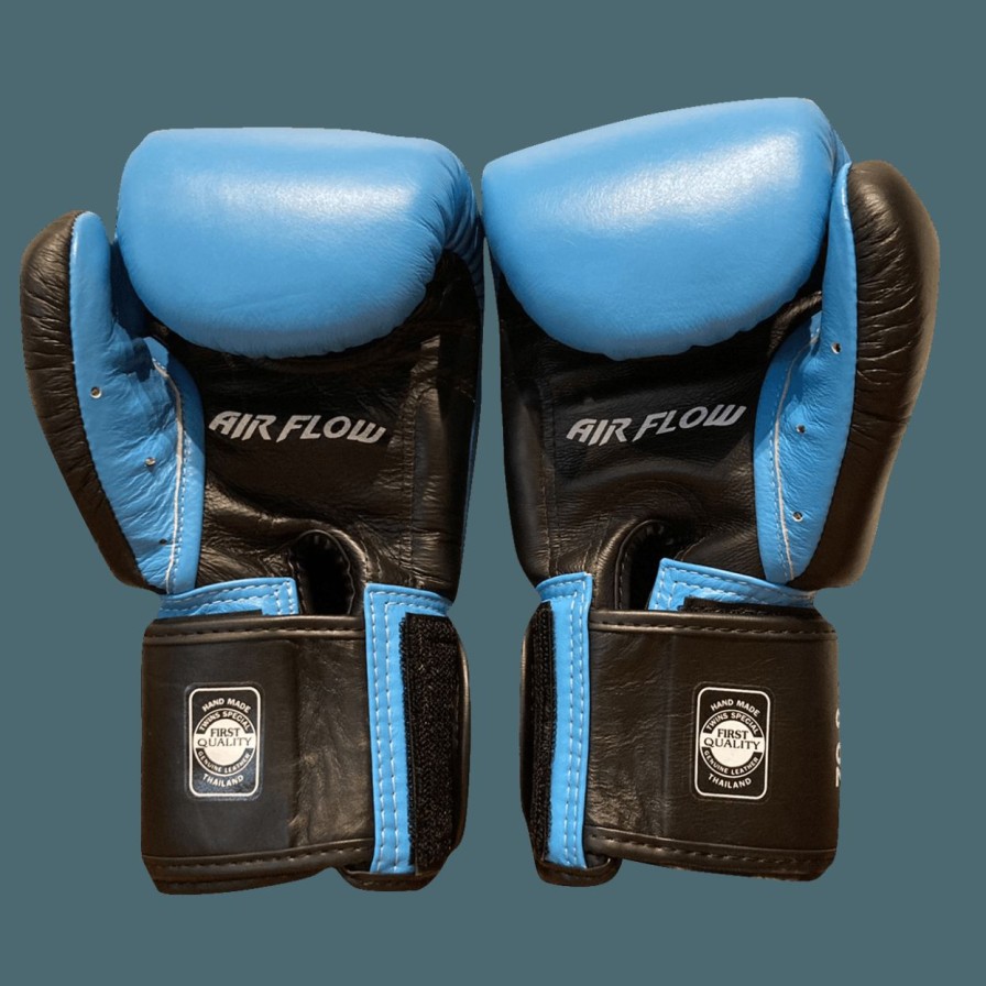 Boxing Gloves * | Special Offers Twins Special Boxing Gloves Bgvla-2T Bk/Lt.Bu/Bk Light Blue Front