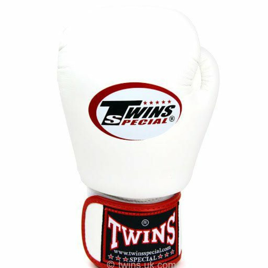 Boxing Gloves * | Best Sale Twins Special Boxing Gloves Bgvla2 Air Glow Black/White/Black White Front