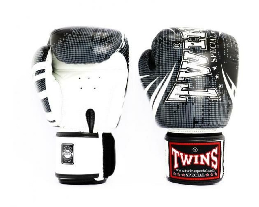 Boxing Gloves * | Best-Selling Twins Special Fbgvl3-Tw5 Black/White Boxing Gloves