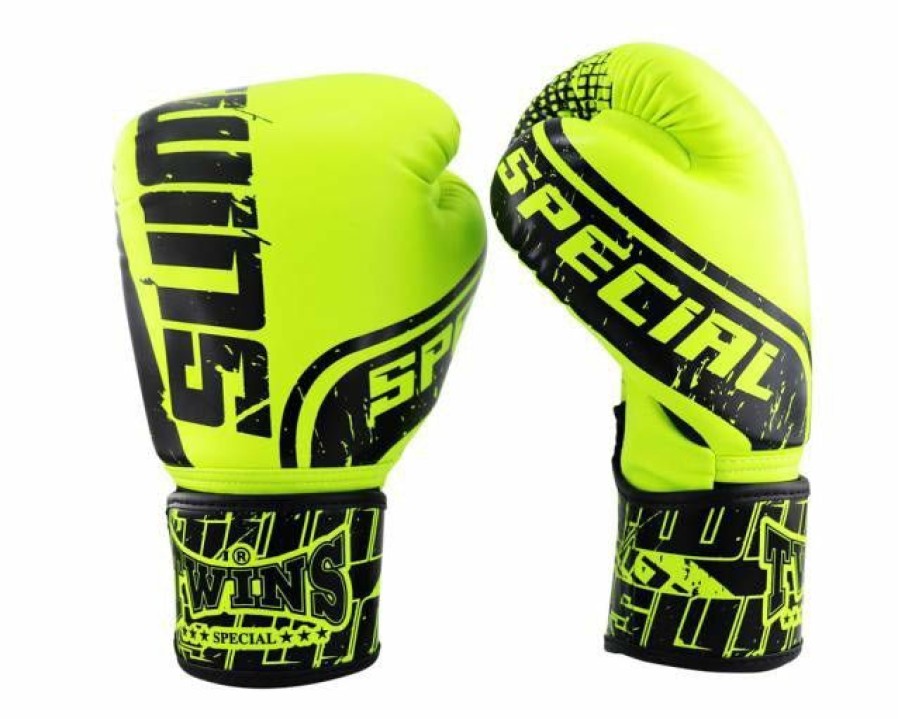 Boxing Gloves * | Closeout Sale Twins Special Fbgvs12-Tw7 Black L Green Boxing Gloves