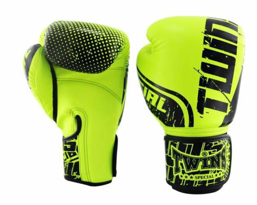 Boxing Gloves * | Closeout Sale Twins Special Fbgvs12-Tw7 Black L Green Boxing Gloves