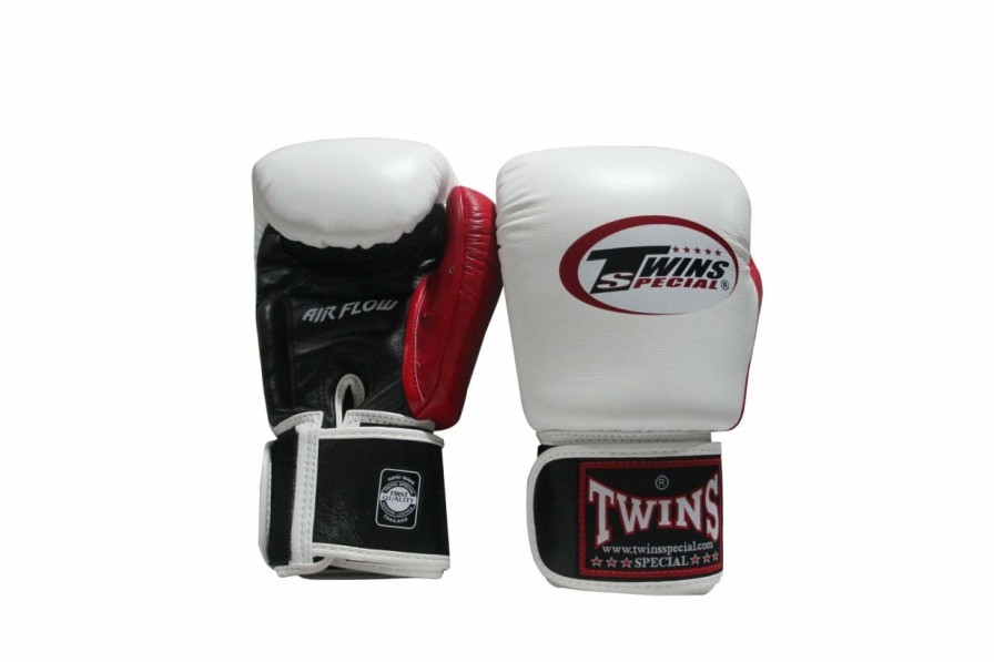 Boxing Gloves * | Fashionable Twins Special Boxing Gloves Bgvla2-3T Air Flow Bk/Wh/Rd/Bk