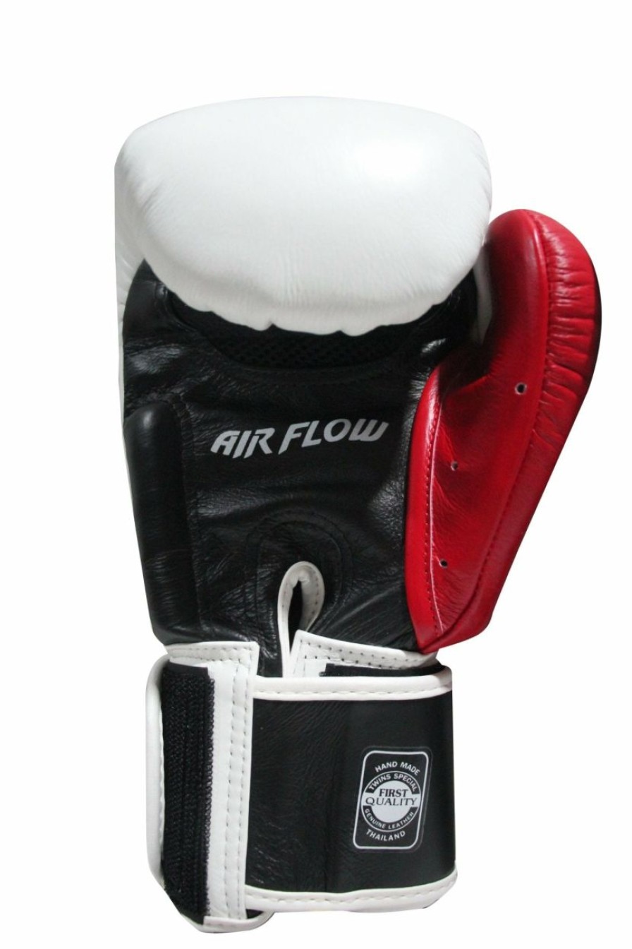 Boxing Gloves * | Fashionable Twins Special Boxing Gloves Bgvla2-3T Air Flow Bk/Wh/Rd/Bk