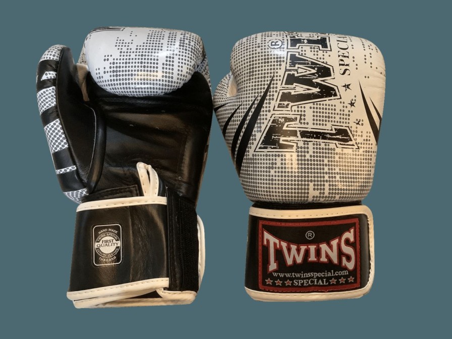 Boxing Gloves * | Online Sale Twins Special Fbgvl3-Tw5 White/Black Boxing Gloves