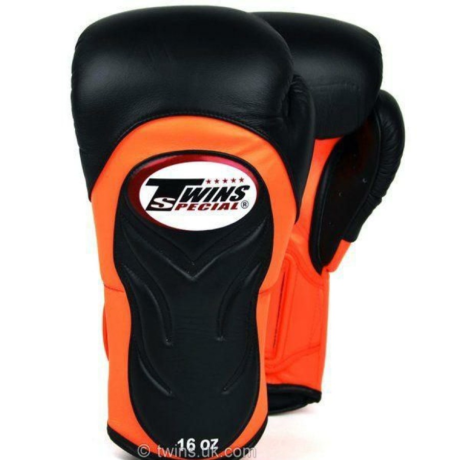 Boxing Gloves * | Discount Twins Special Bgvl6 Orange/Black Boxing Gloves