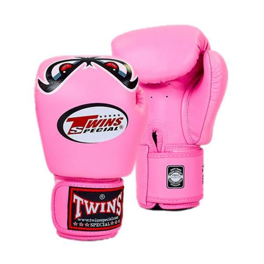 Boxing Gloves * | Crazy Deals Twins Special Boxing Gloves Fbgvl3-25 Pink