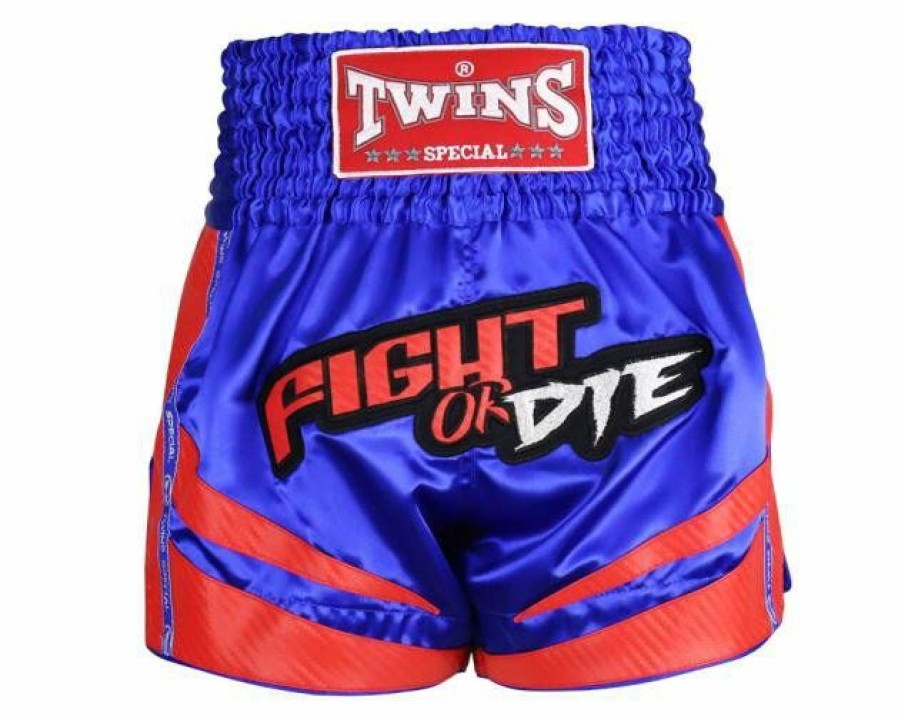 Muay Thai Shorts * | Less Expensive Twins Special Shorts Tbs-Fod Bu/Rd