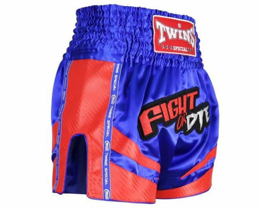 Muay Thai Shorts * | Less Expensive Twins Special Shorts Tbs-Fod Bu/Rd