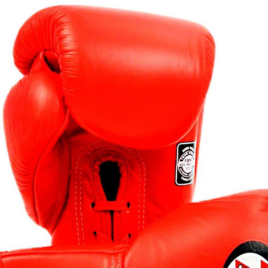 Boxing Gloves * | Promotions Twins Special Gloves Bgll1 Red Lace Up