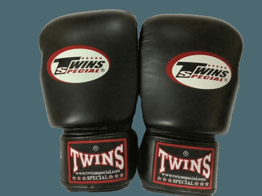 Boxing Gloves * | Cheap Twins Special Boxing Gloves Bgvla2 Air Flow Ye/Bk/Bk Black Front