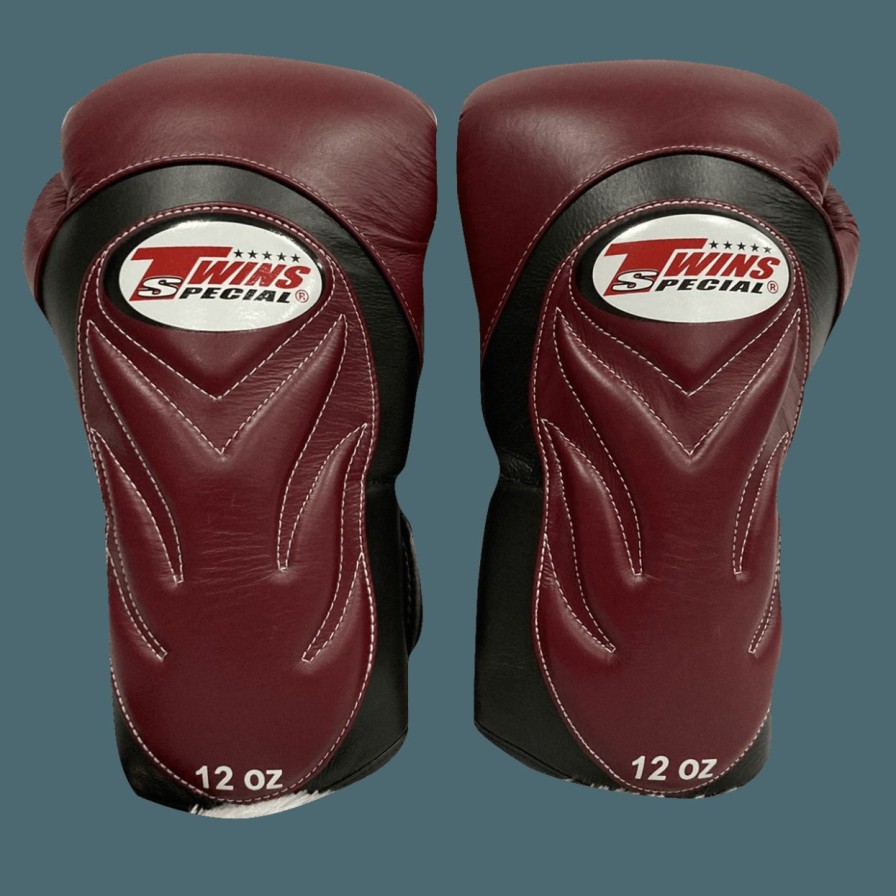 Boxing Gloves * | Best Sale Twins Special Bgvl6 Black Maroon Boxing Gloves