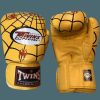 Boxing Gloves * | Fire Sale Twins Special Boxing Gloves Fbgvl3-8 Spider Yellow