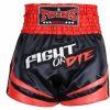 Muay Thai Shorts * | Discount Twins Special Shorts Tbs-Fod Bk/Rd