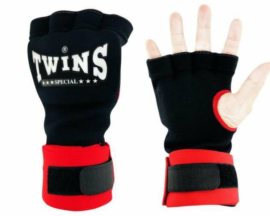 Handwraps * | Online Sale Twins Special Quick Handwraps Ch7 Black Red